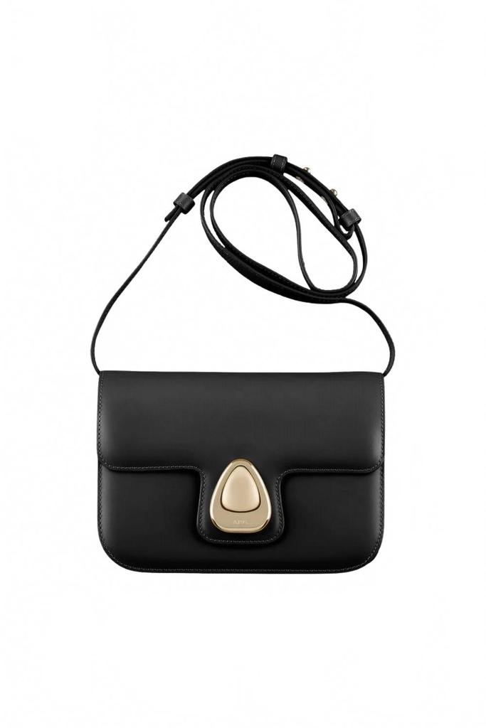 A.P.C.[アーペーセー] Daria Flap Bag Daria Flap bag | Grained leather and smooth leather | A.P.C.