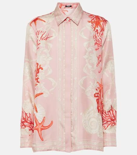 Versace Barocco Sea silk twill shirt 1