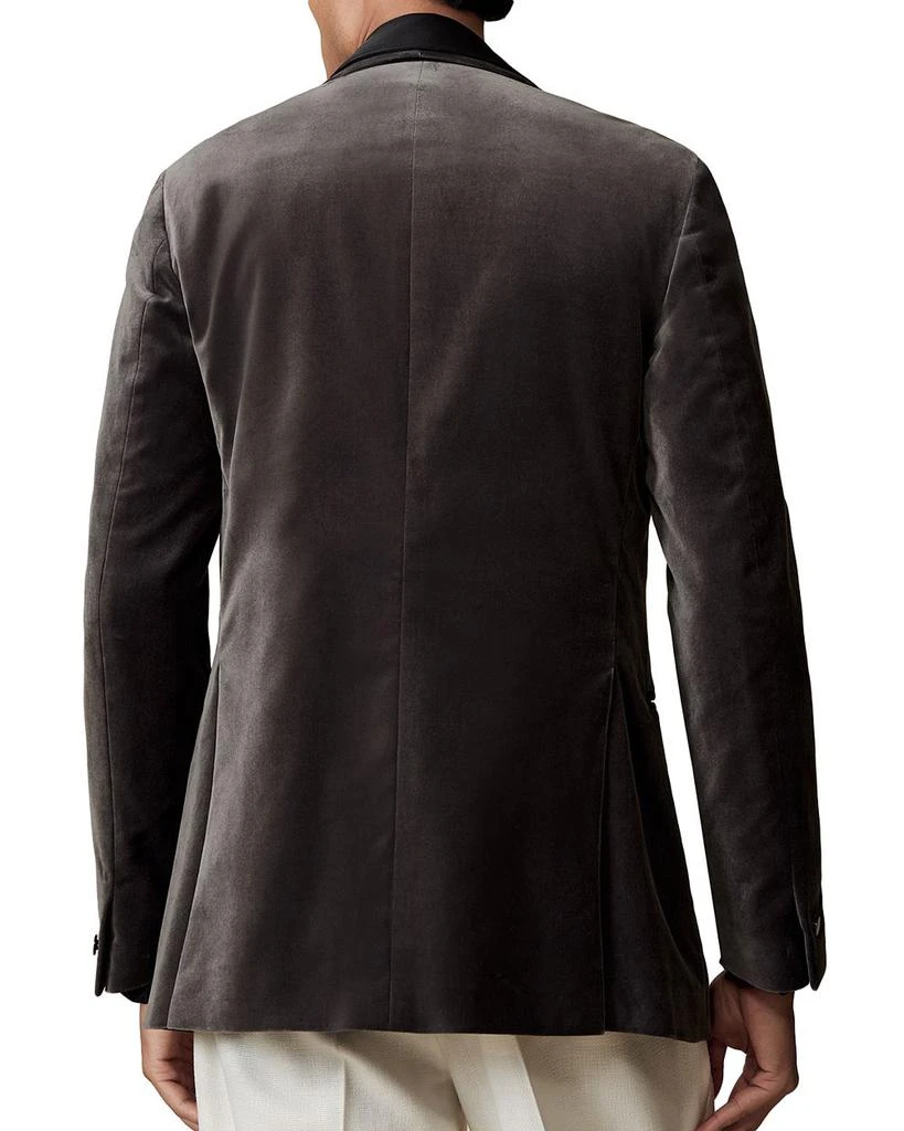 REISS Mount Velvet Tailored Fit Shawl Blazer 4