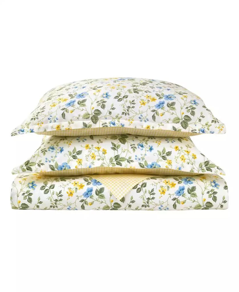 Laura Ashley Meadow Floral 2-Pc. Duvet Cover Set 9