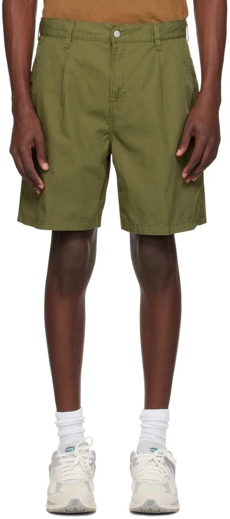 Carhartt WIP Green Albert Shorts 1