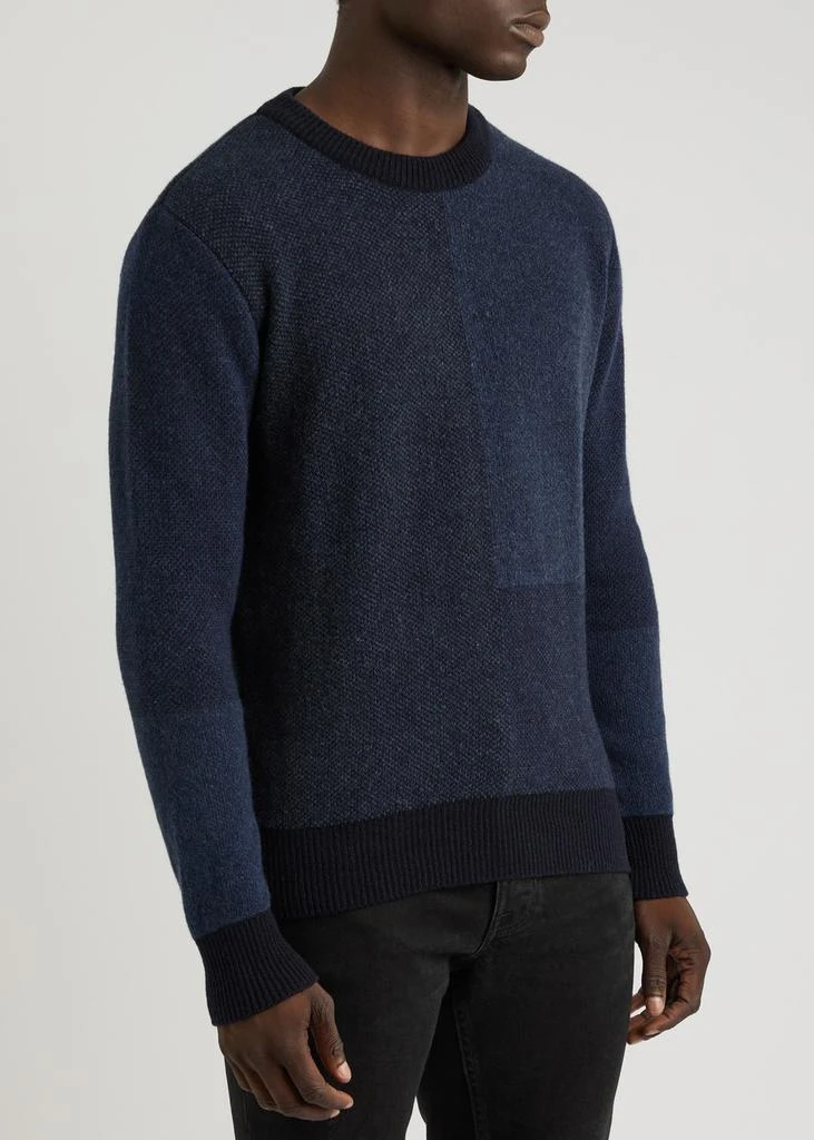Oliver Spencer Blenheim colour-blocked wool jumper 2
