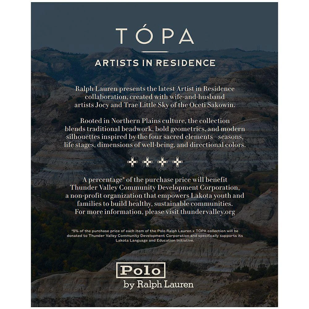 Ralph Lauren x TÓPA Unisex 4 Winds Beaded Belt 4