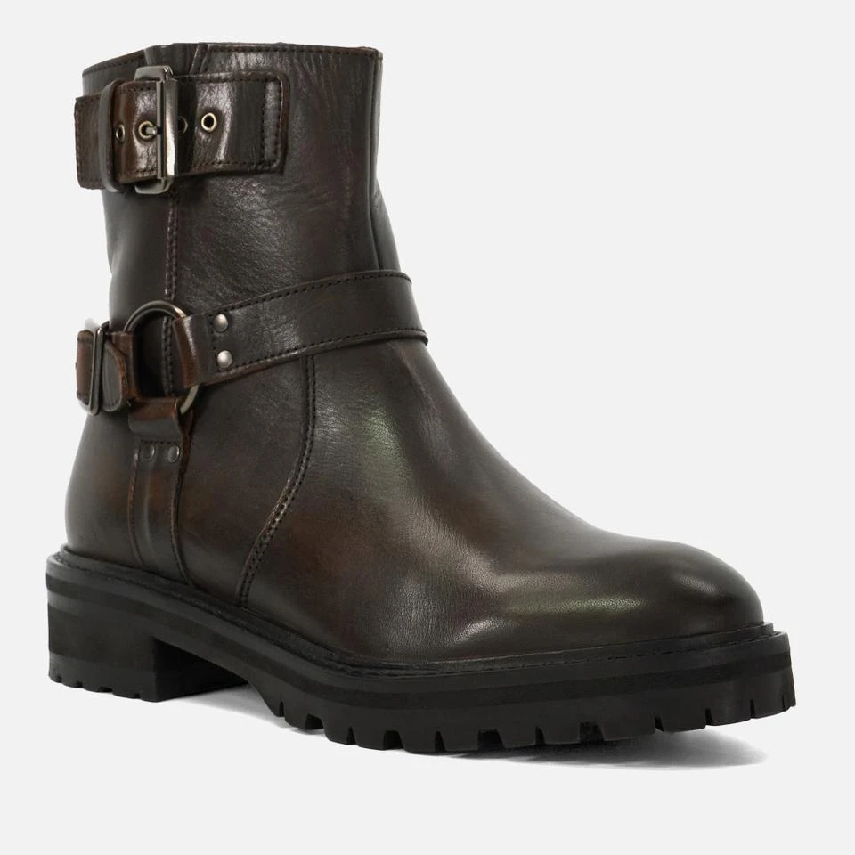 undefined DUNE LONDON WOMEN'S PITON LEATHER LOW BOOTS 2