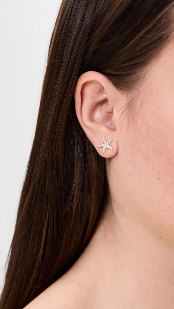 Sydney Evan 14k Starfish Studs 2