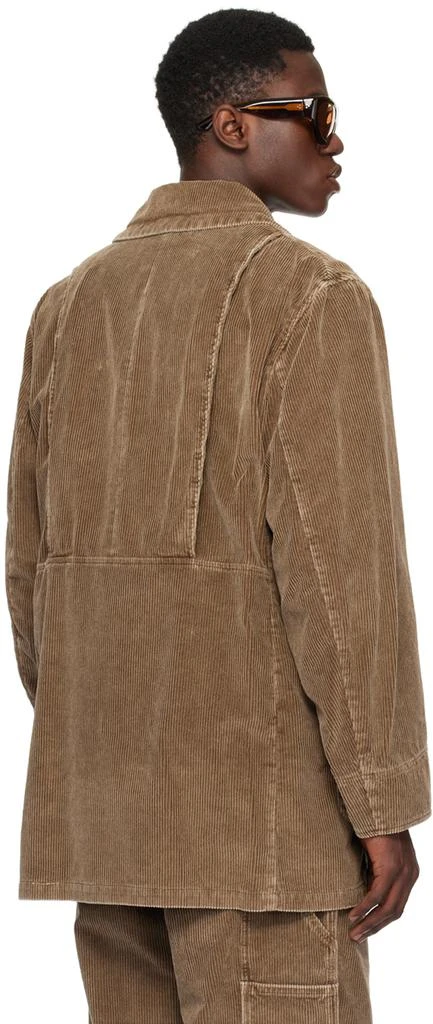 OUR LEGACY Brown Cropped Trench Coat 3