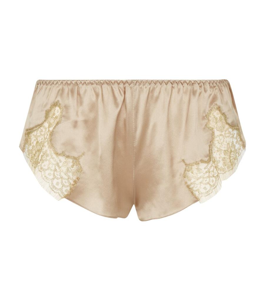 GILDA & PEARL Satin Lace Shorts