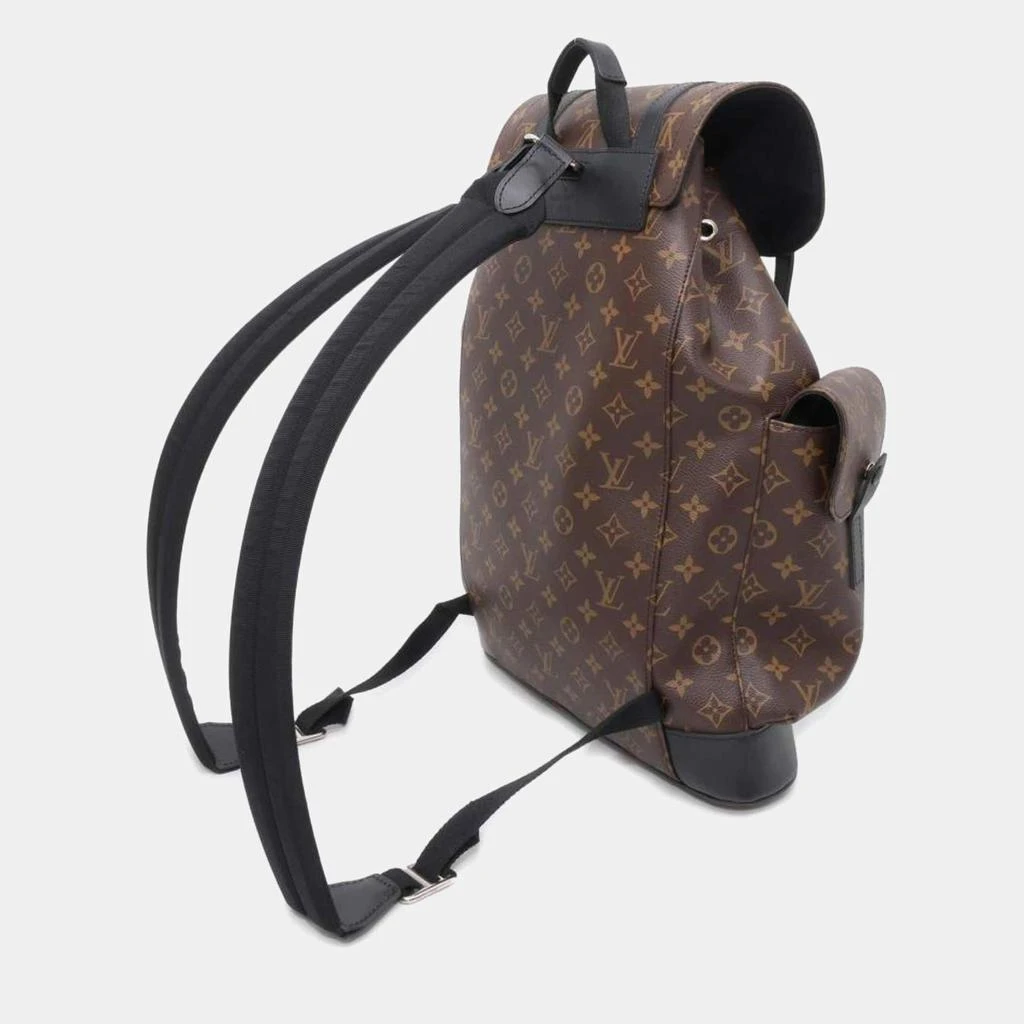 Louis Vuitton Louis Vuitton Black Monogram Macassar Christopher Mm Backpack 2