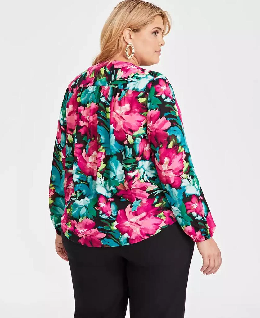 INC International Women's Printed Surplice Top, XS-3X, Created for Macy's 7