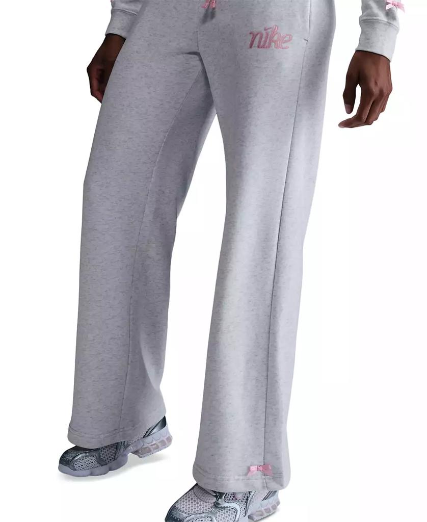 women's nike open bottom sweatpants