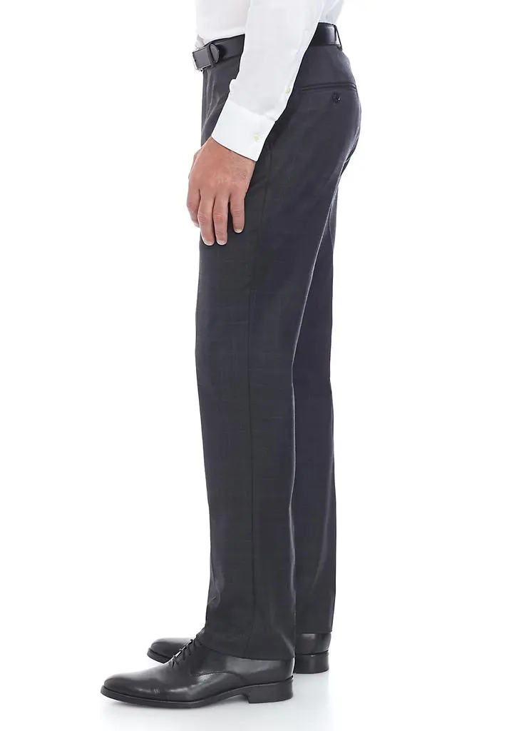 Tommy Hilfiger Sharkskin Windowpane Stretch Classic Fit Pants Separate 3