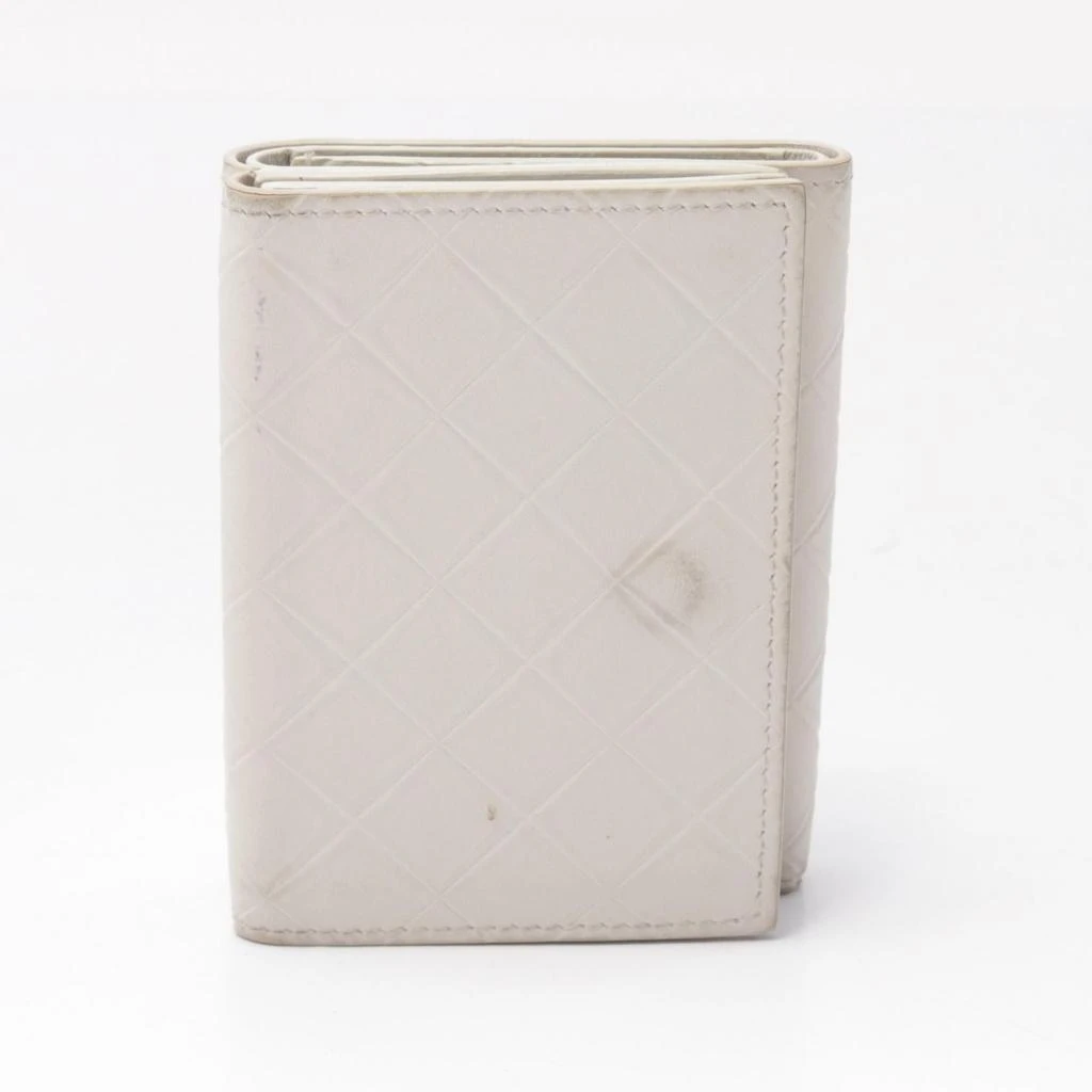 Bottega Veneta Leather Intrecciato Trifold Wallet 1