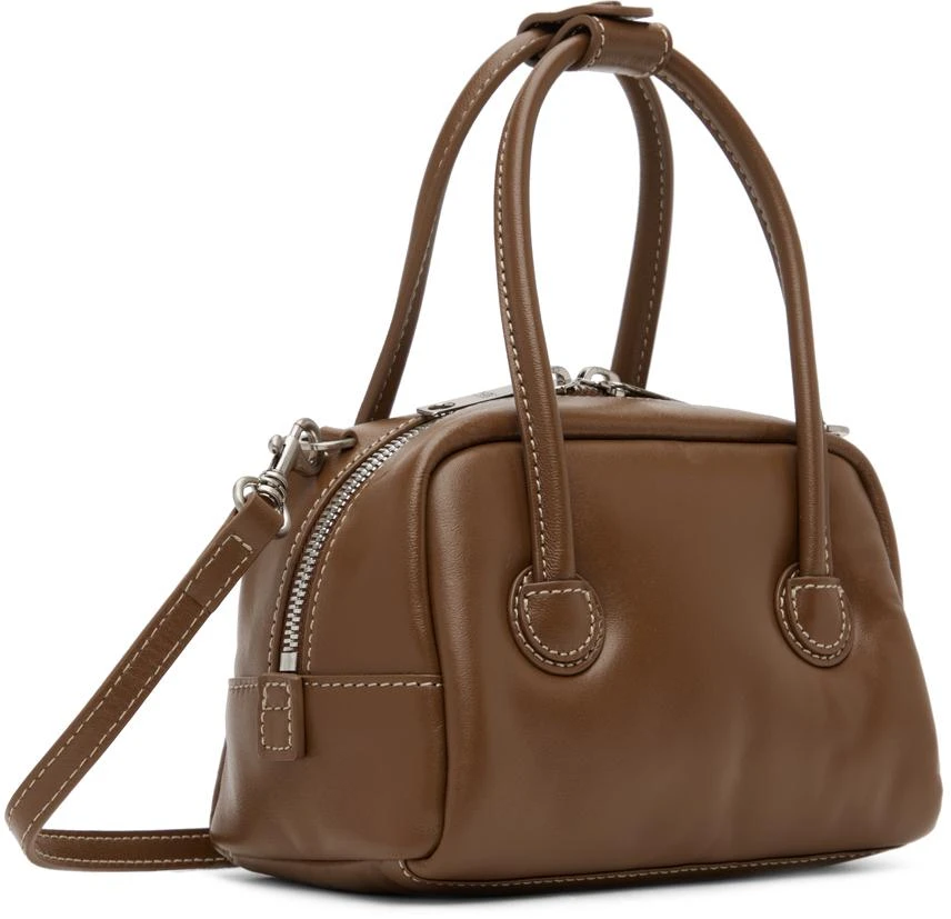 Marge Sherwood Brown Micro Padded Soft Bag 3