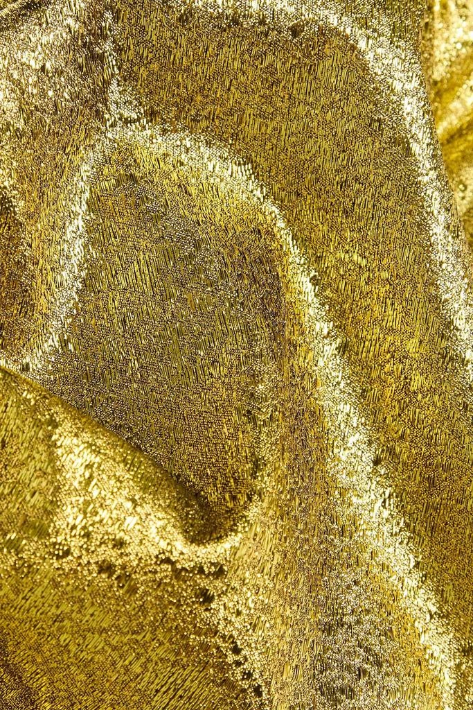 Stine Goya Brera cold-shoulder metallic fil coupé jacquard mini dress 4