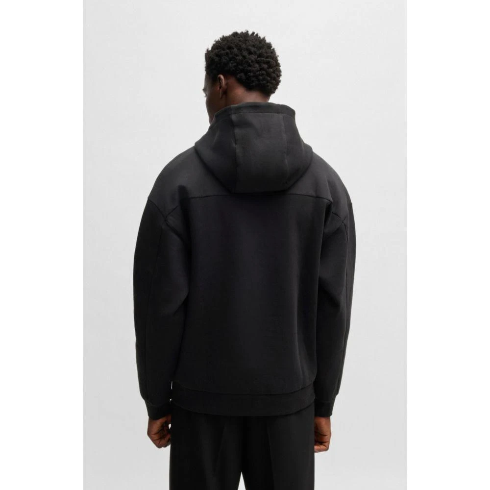 Hugo Boss Interlock hoodie with stacked logos 4