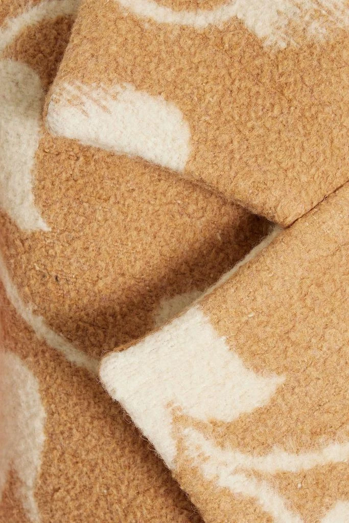 Rave Review Sally patchwork-effect wool-jacquard coat 4