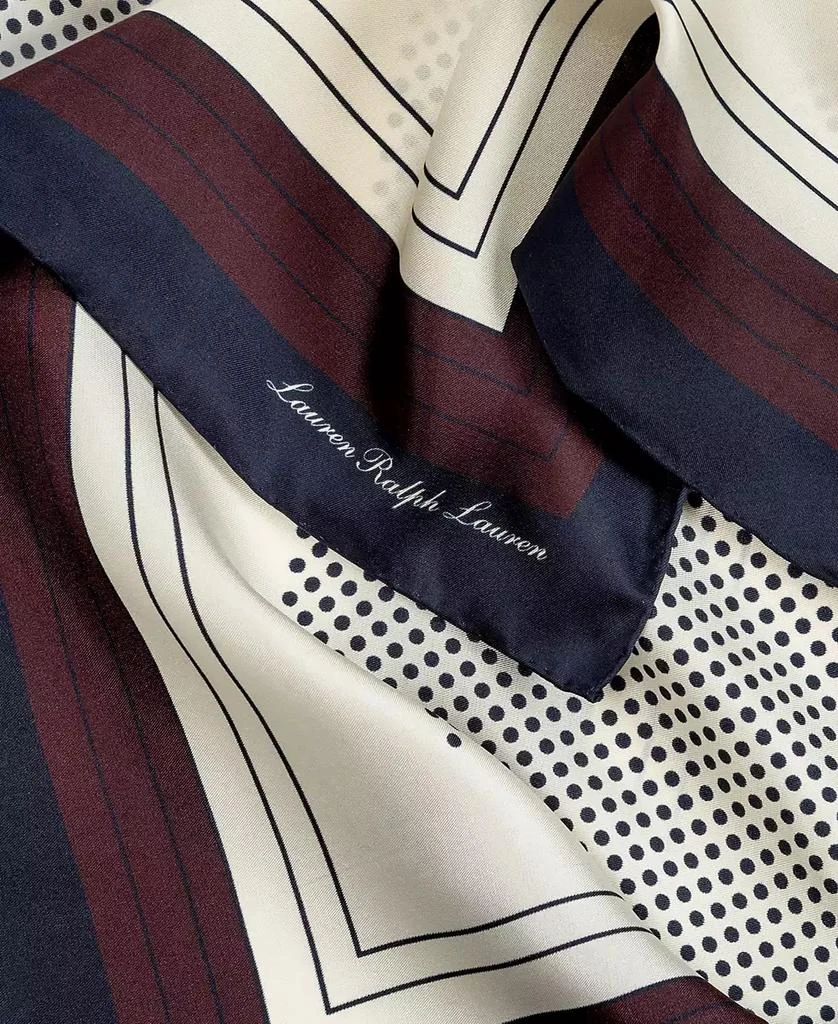 Ralph Lauren Fall Dot Silk Square Scarf 2