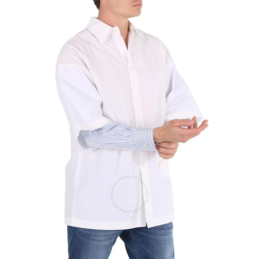 Palm Angels White Double Sleeve Shirt 2