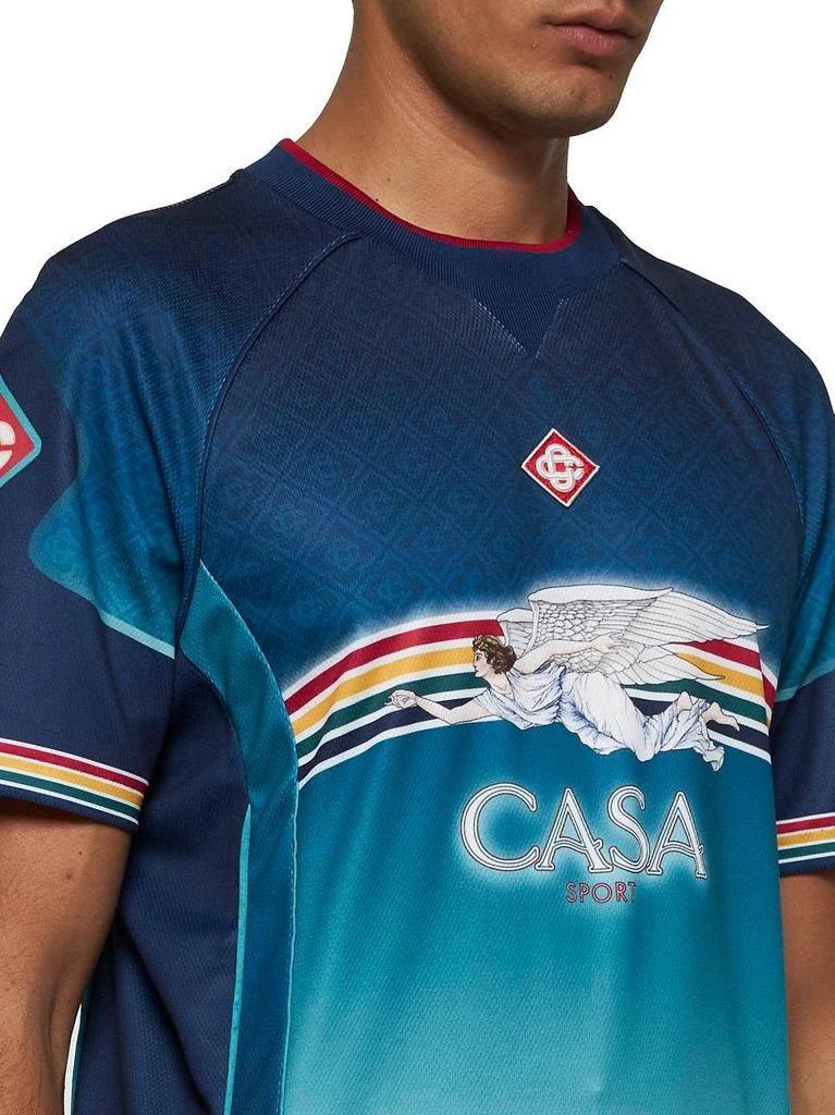 Casablanca Casablanca Printed Football Jersey T-Shirt 4
