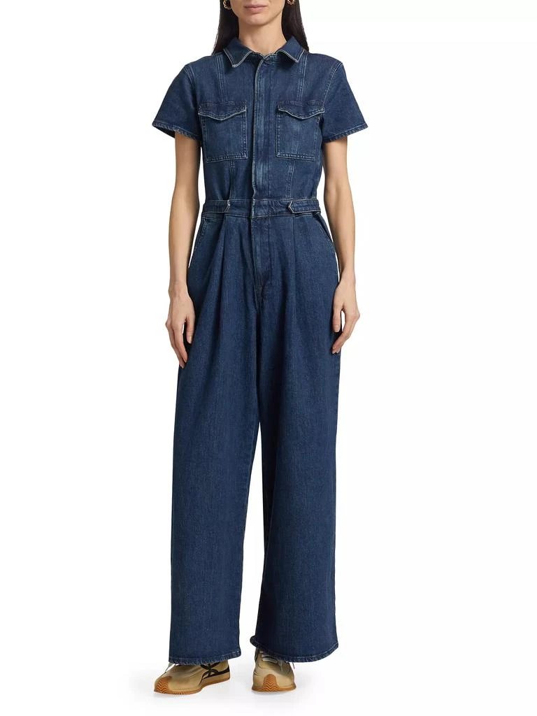 Good American Fit For Success Denim Jumpsuit 3