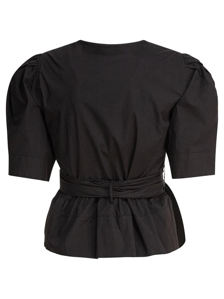 Ganni Ganni Blouse With Ruffles 2