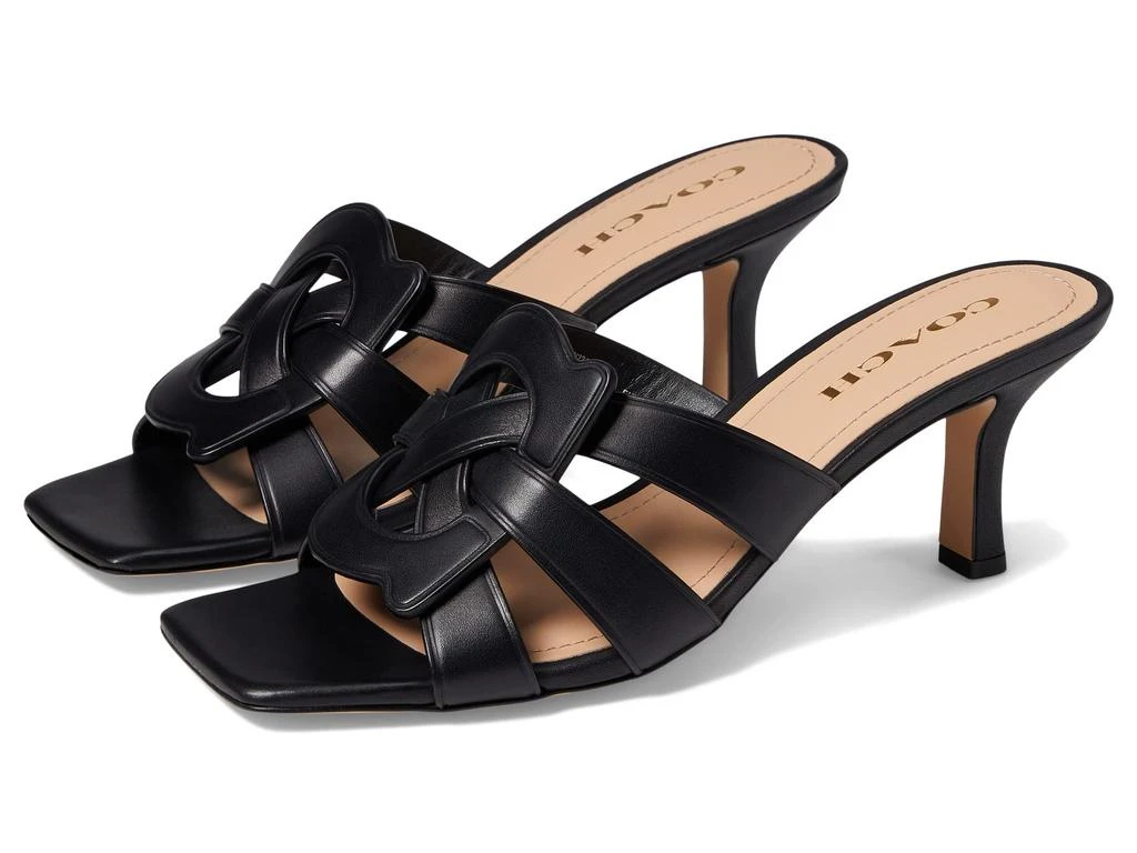 Coach Tillie Leather Sandal 1