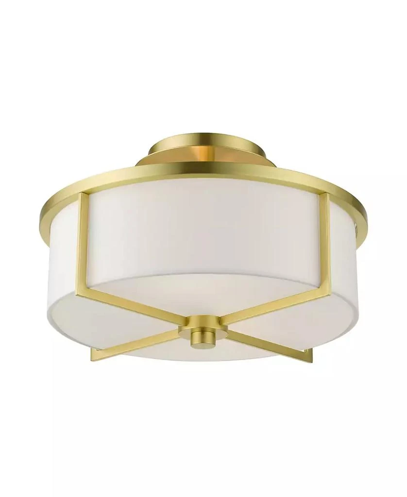 Livex Wesley 2 Lights Semi Flush 7
