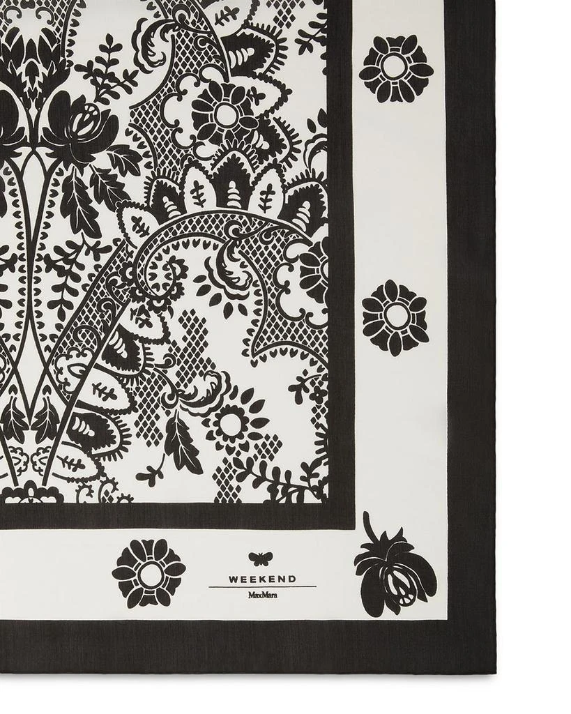 Weekend Max Mara Sarong Lace Print Shawl 3