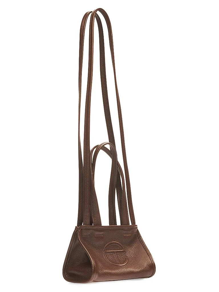 Telfar Small Pebble Leather Carry Bag 5