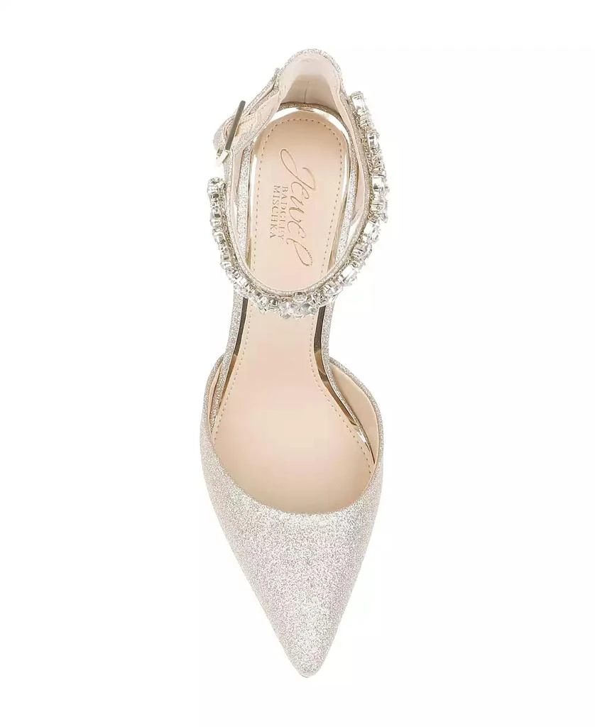 Badgley Mischka Women's Ollie Block Heel Evening Pumps 4