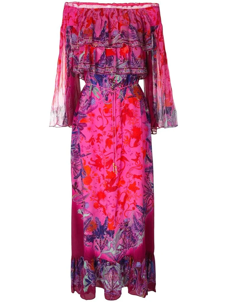 Shop Tropic of Neon tiered ruffle maxi dress - women on Sale at BeyondStyle   Get 32% Off Tropic of Neon tiered ruffle maxi dress - women with  Limited-Time Flash Deals, Exclusive