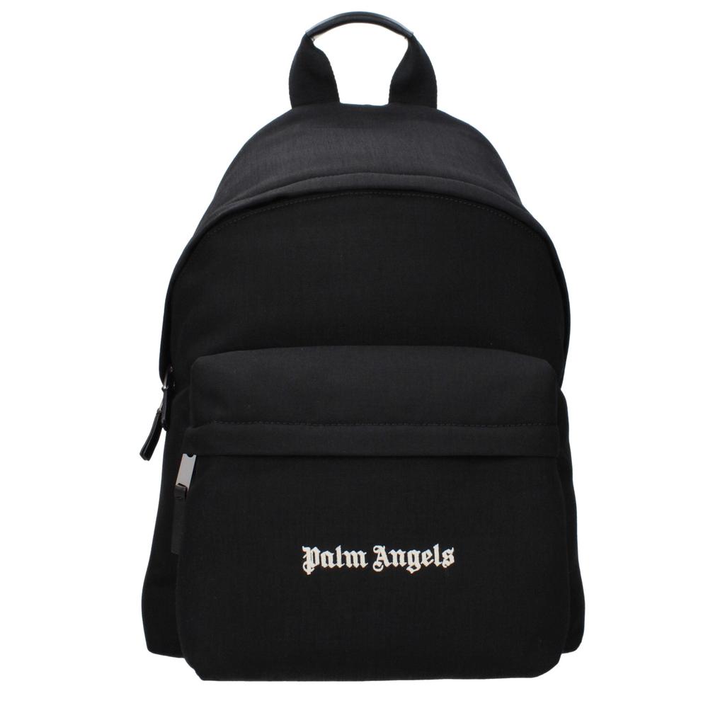 Palm Angels Palm Angels Black Fabric Backpacks
