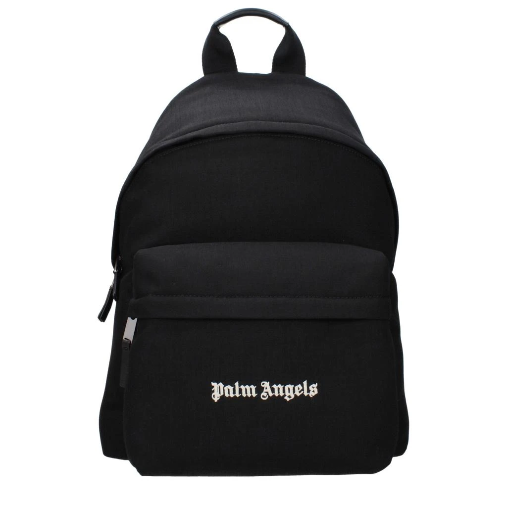 Palm Angels Palm Angels Black Fabric Backpacks 1