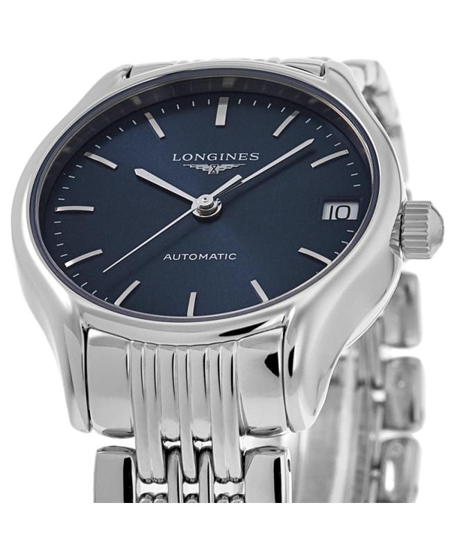 Longines Longines Lyre Automatic Blue Stick Dial Steel Women's Watch L4.361.4.92.6