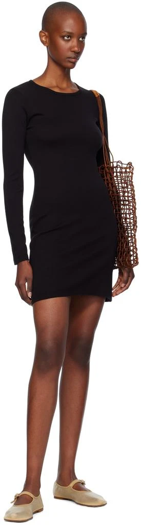 Gil Rodriguez Black Long Sleeve Bellevue Minidress 4