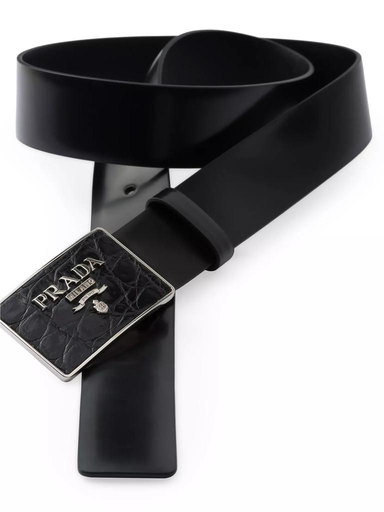 Prada Saffiano Leather Belt - Belts - Free Shipping