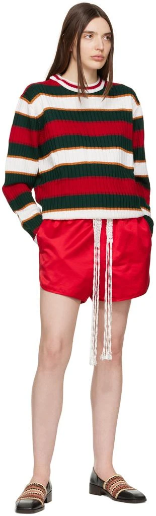 WALES BONNER Black Stacked Heel Loafers 5