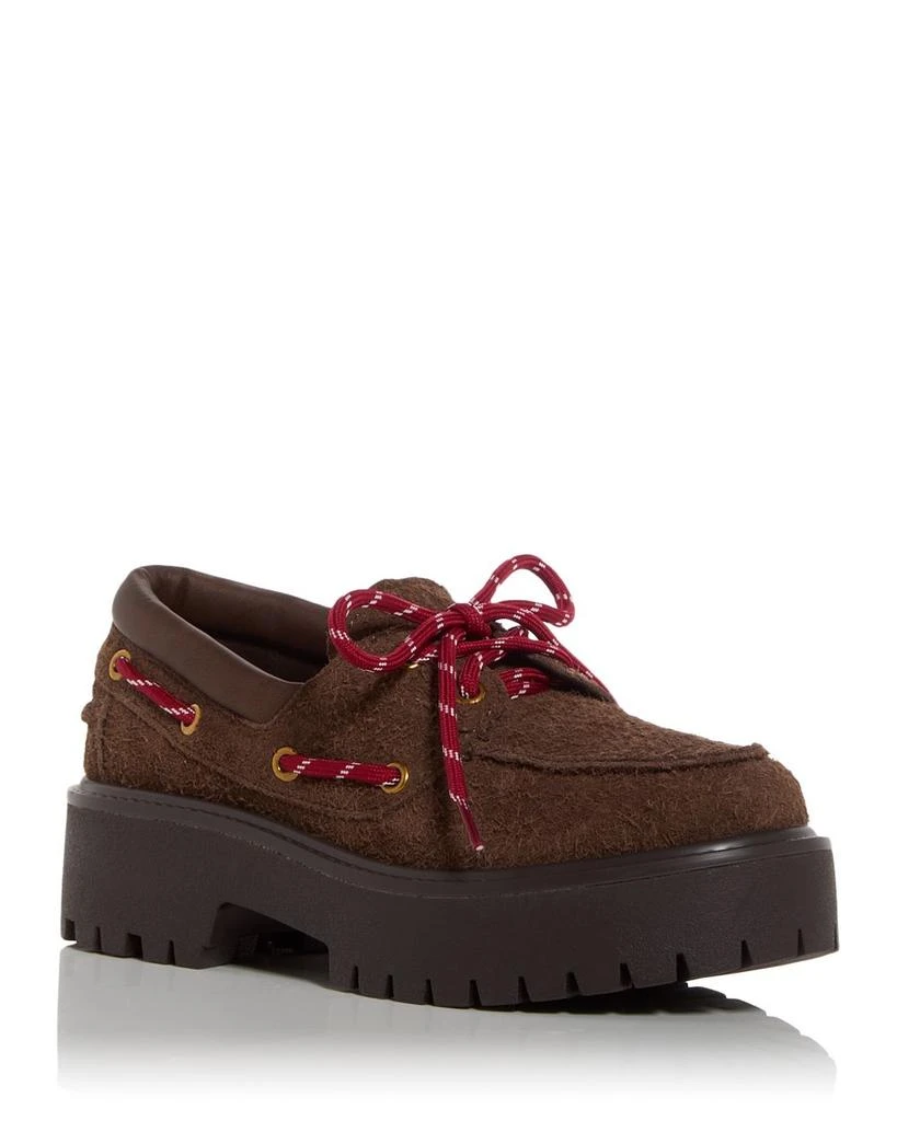Jeffrey Campbell Women's Crushed Lug Platform Boat Loafers 1