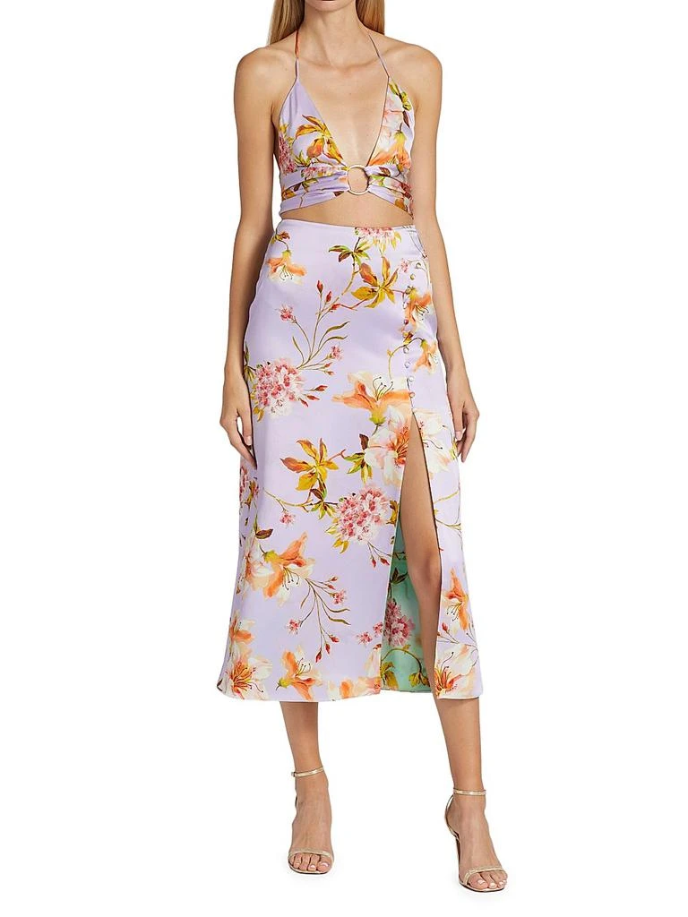 Adriana Iglesias Niara Cropped Open-Back Top 2