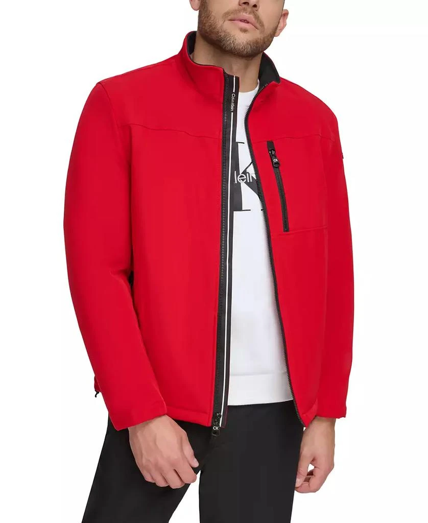 Calvin Klein Men's Sherpa Lined Classic Soft Shell Jacket 3