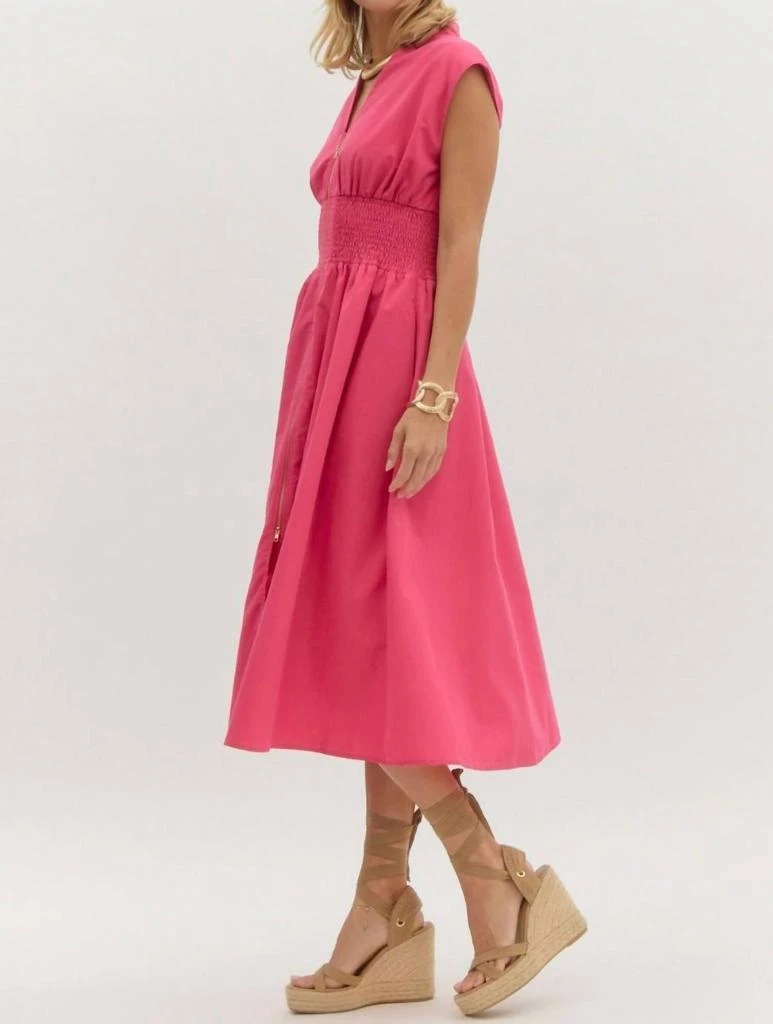 entro Entro - Midi Zip Dress 2