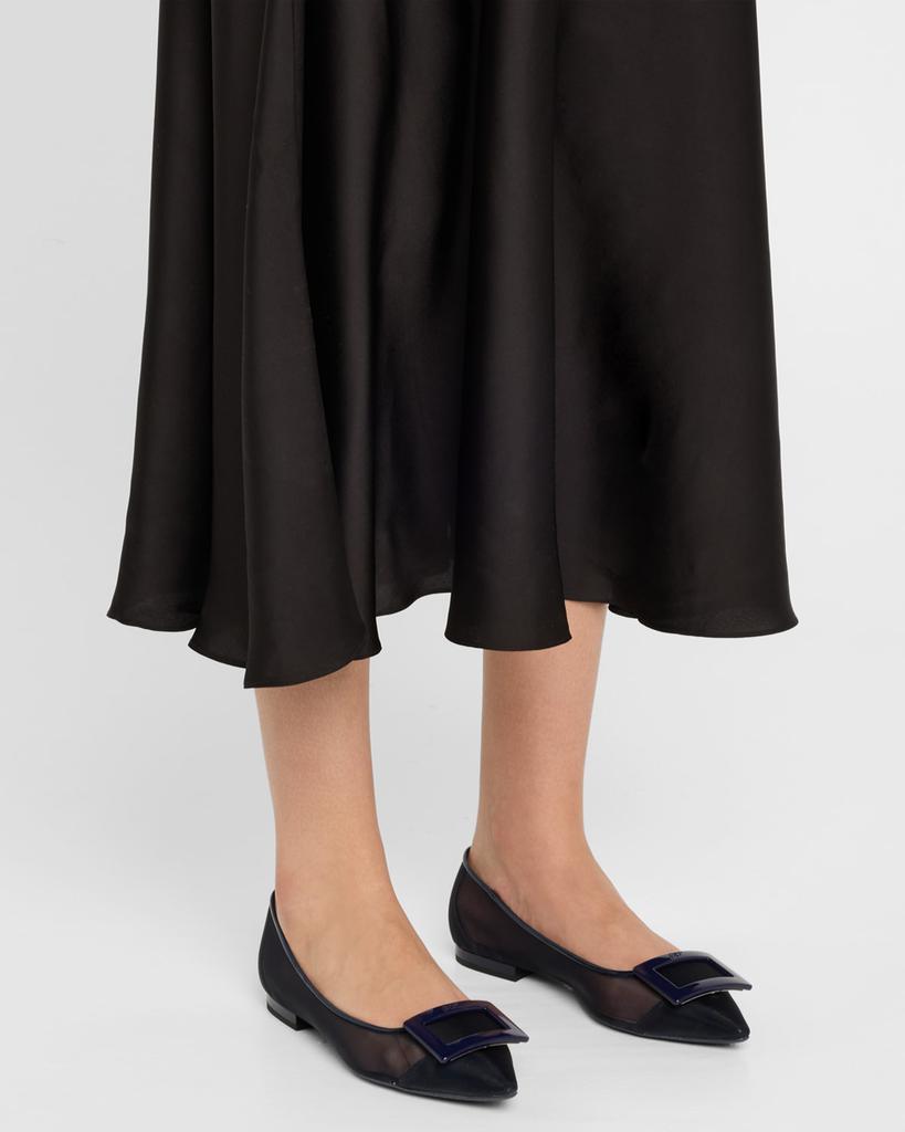 フラットシューズ ROGER VIVIER GOMMETTINE NET BALLET FLATS Roger Vivier Gommettine Net Ballerina Flats - Shoes - Free