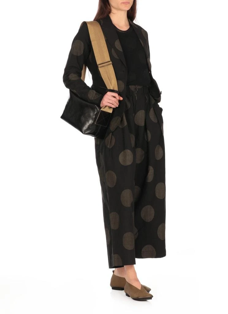 Uma Wang Black Cotton And Silk Top 2