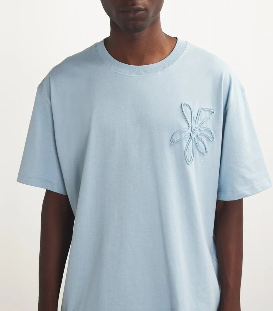 Sandro Paris Appliqué Flower T-Shirt 6