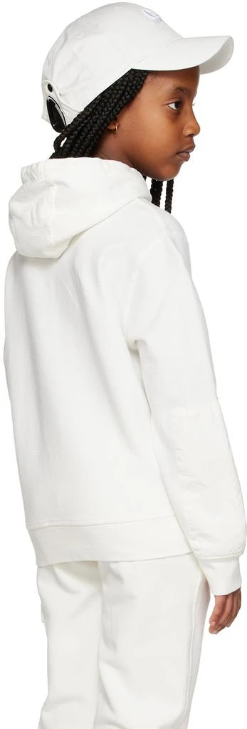C.P. Company Kids Kids White Mixed Hoodie 3