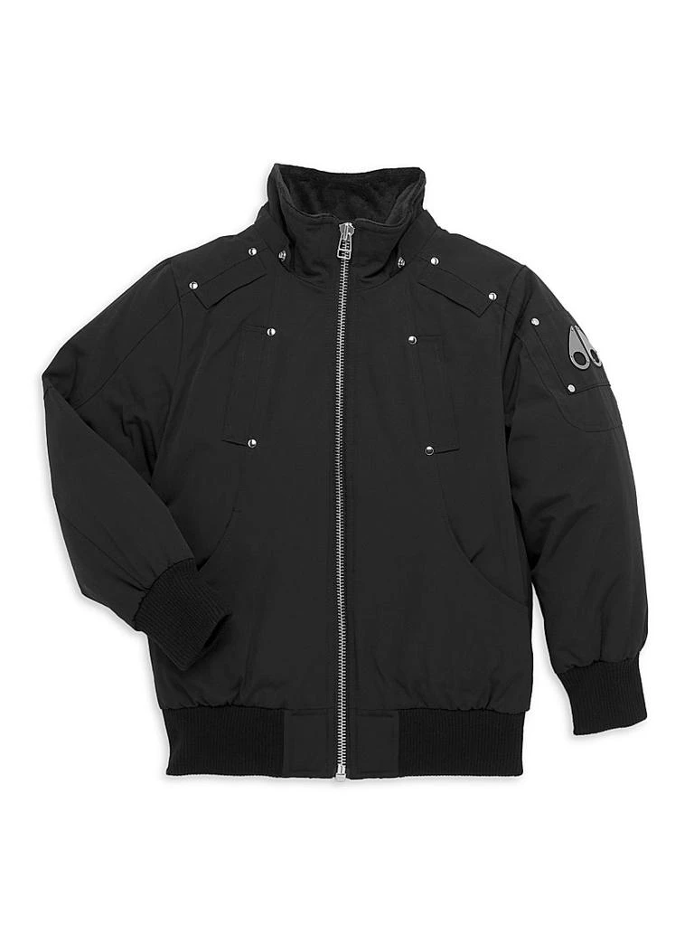 Moose Knuckles Little Girl
s 
Girl
s ​Down Puffer Bomber Jacket 4