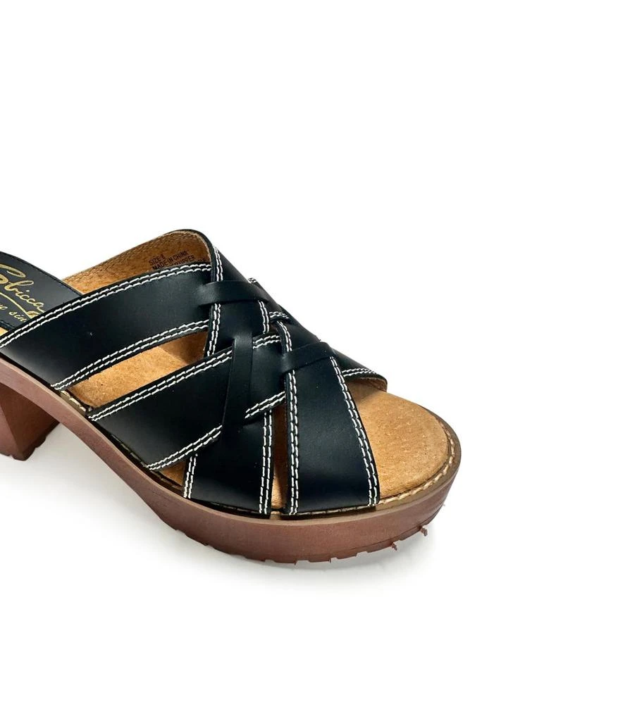 Sbicca Women's Norwood Leather Heeled Sandals 5