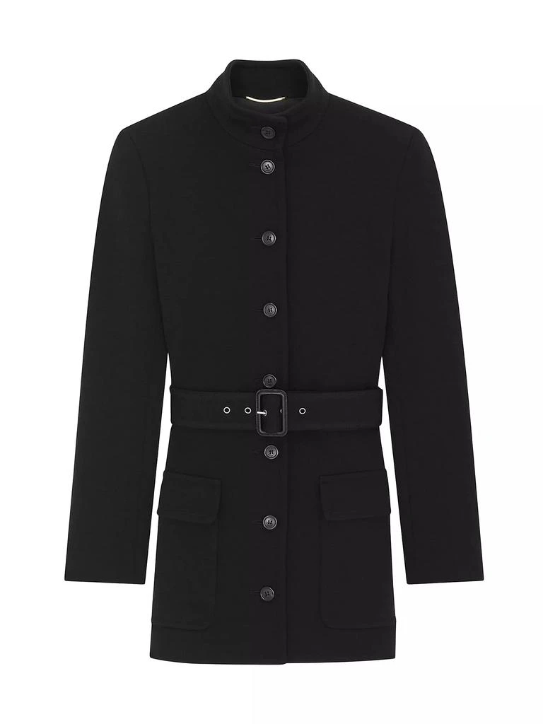 Yves Saint Laurent Tunic Jacket in Wool-Blend Jersey 1