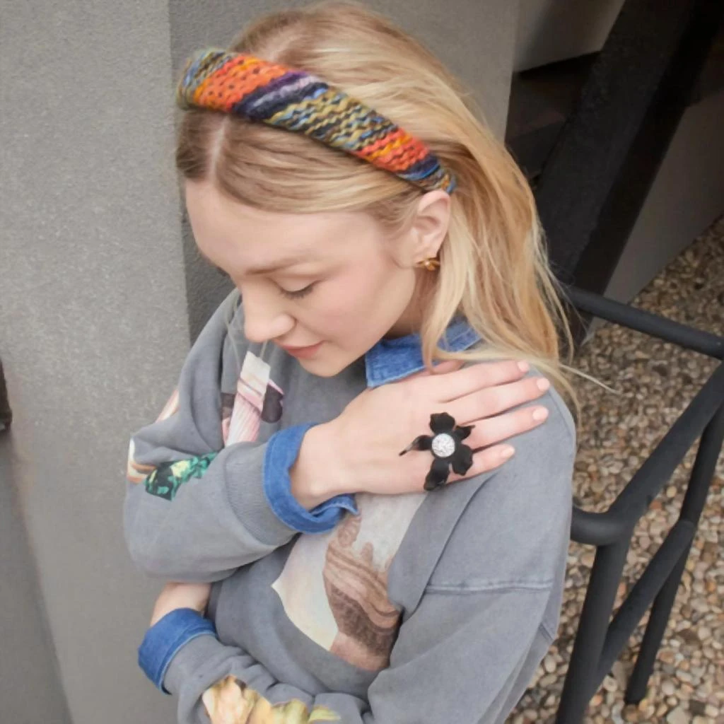 LELE SADOUGHI Lele Sadoughi - Women
s Crystal Lily Ring 3