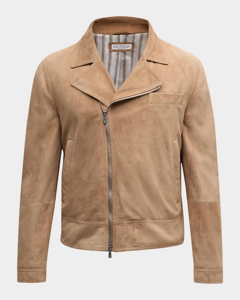 Brunello Cucinelli Men's Charles Suede Jacket 1